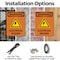 Signmission Electrical Hazard With Symbol OSHA Warning Sign, Aluminum, 7in W x 10in L, 2PK OS-2PACK-WS-A-710-V-13128 - alternate 3